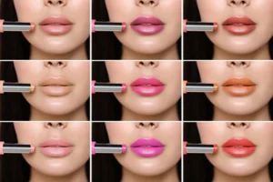 Permanent Make Up Lippenpigmentierung Farbe wählen.